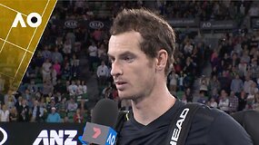 Andy Murray komentaras po pergalės prie&scaron; Andrejų Rublevą