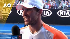 Mischos Zverevo interviu po pergalės prie&scaron; Andy Murray