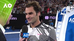 Rogerio Federerio mintys apie pergalę prie&scaron; Kei Nishikorį