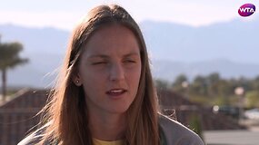 Karolinos Pli&scaron;kovos mintys prie&scaron; &bdquo;BNP Paribas Open&ldquo; pirmenybes