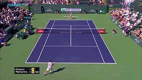 Įspūdinga smūgių serija tarp A.Mannarino ir J.Monaco