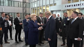 D.Grybauskaitei – JAV prezidento D.Trumpo ir Prancūzijos vadovo E.Macrono komplimentai