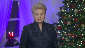 Dalios Grybauskaitės kalėdinis sveikinimas