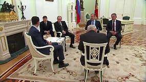 Sirijos prezidentas Basharas al Assadas lankėsi Maskvoje pas Vladimirą Putiną