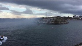 Norvegijos vakaruose netoli Bergeno sudužo sraigtasparnis