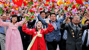 Paradas, kurios neišvysite niekur kitur: Šiaurės Korėja švenčia