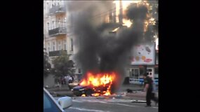 Kijeve susprogdintas žurnalisto P.&Scaron;eremeto automobilis