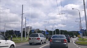 Pirmasis važiavimas Žirmūnų žiedu: traukia į kairę