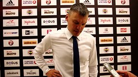 Š.Jasikevicius: „Čia reikia išeiti į aikštę „luptis“, o mes išėjom pažaisti“