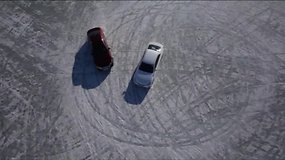 Šonaslydžio mėgėjai šėlo ant užšalusio ežero ledo