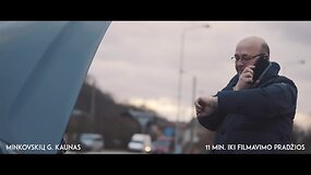 Kauno kalėdinio sveikinimo filmavimas