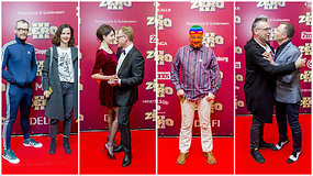 „Zero 3“ premjeros raudonu kilimu žengę aktoriai ir svečiai buvo itin smagiai nusiteikę