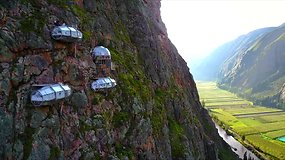 Viešbutis ant uolos krašto Peru – tik ištvermingiems ir ištroškusiems įspūdžių