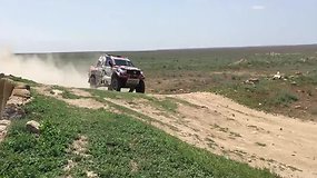 Pirmą „Rally Kazakhstan 2017“ dieną Antanas Juknevičius važiavo atsargiai
