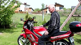 70-metis Vytautas apie važiavimą motociklu: „Jam patikiu savo gyvybę“
