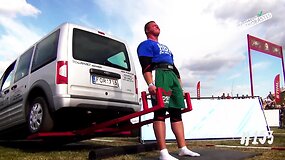 Tėvo galiūno pėdomis sekantis vaikinas tarp jaunimo &ndash; antras pasaulyje