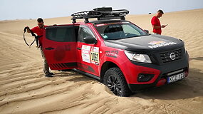 Pirmas bandymas į kopas nerti su &bdquo;Nissan Navara Odisėju&ldquo;