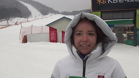 Keista olimpietės diena Pjongčange: prieš startą – vagystė, ant kalno – pasiutęs vėjas