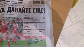 Žurnalisto dienoraštis: ką apie futbolo čempionatą rašo Rusijos spauda?