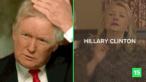 Hillary Clinton ir Donaldo Trumpo plaukų evoliucija