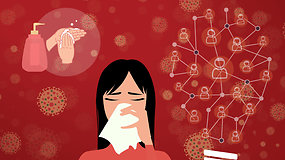 Kaip pačiam susirgus gripu neužkrėsti aplinkinių?
