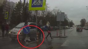 Incidentas pėsčiųjų perėjoje Panevėžyje