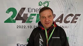 &bdquo;Enefit 24 valandų elektromobilių lenktynių&ldquo; organizatoriaus Dariaus Grinbergo komentaras prie&scaron; startą