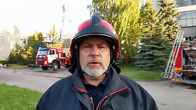 Operacijų vadovo Raimondo Imbraso komentaras apie gaisrą