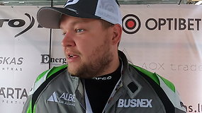 „ALBE-ALLIANCE Racing Team“ pilotas Simonas Ramanauskas apie incidentą trasoje