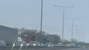 Eismo įvykis magistralėje A1 ties Elektrėnais