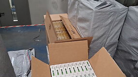 MKT pareigūnai Klaipėdoje sulaikė 3 mln. eurų vertės cigarečių kontrabandą