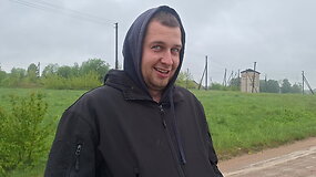 Vietos ūkininkas apie jo laukuose nukritusį droną