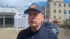 Panevėžio apskrities Prie&scaron;gaisrinės gelbėjimo valdybos vir&scaron;ininko Algirdo Rudžio komentaras apie gaisrą
