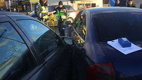 Audi ir Citroen avarija Panevėžyje