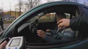 Vairuotojų blaivumo patikrinimas Panevėžyje balandžio 3-ąją