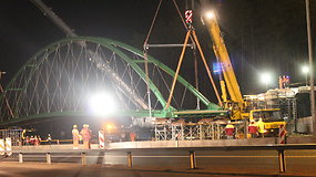 Viaduko užkėlimo darbai pagreitintai