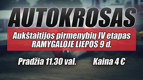 Autokrosas Ramygaloje