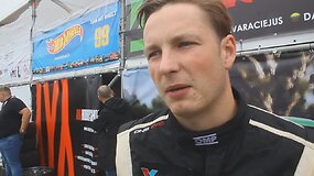 &bdquo;Team Hot Wheels&ldquo; komandos piloto Igno Gelžinio komentaras apie technines pavarų dėžės problemas