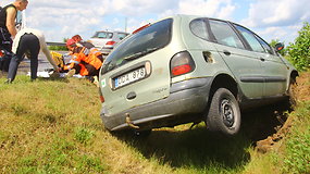 Panevėžio rajone avariją sukėlė girta vairuotoja
