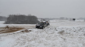 Antrasis „Winter rally“ greičio ruožas