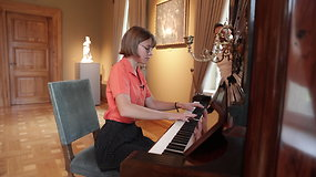 Šiuo pianinu, menančiu kunigaikščių laikus, grojo pats Mikalojus Konstantinas Čiurlionis