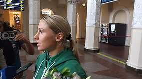 Su taure, aukso medaliu ir olimpiniu kelialapiu grįžusi Laura Asadauskaitė-Zadneprovskienė: „Širdyje dabar ramiau“