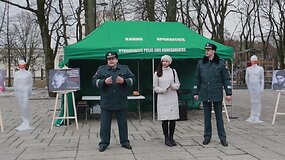 &bdquo;Sąmoningumo didinimo&ldquo; akcija-inscenizacija