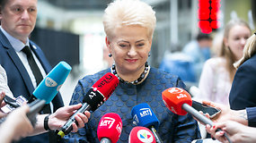 D.Grybauskaitė balsavo: mums pasisekė, kad antrajame ture dalyvauja jo verti kandidatai