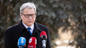 Seimo nutarimu i&scaron; direktoriaus pareigų atleisto LGGRTC vadovo spaudos konferencija