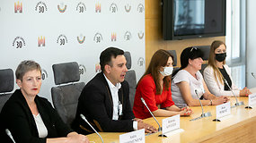 B.Petkevič ir Rūdninkų bendruomenės atstovų spaudos konferencija