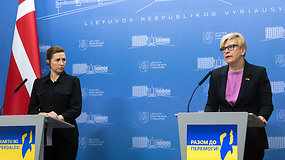 Lietuvos Ministrė Pirmininkė Ingrida Šimonytė susitiko su Danijos ministre pirmininke Mette Frederiksen