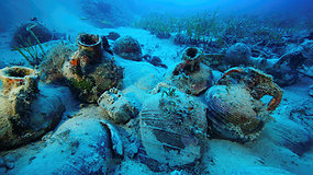 Egėjo jūroje archeologai aptiko didžiausią nuskendusių laivų kapinyną Graikijoje