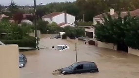 Staigūs potvyniai Prancūzijos pietuose pasiglemžė 13 gyvybių