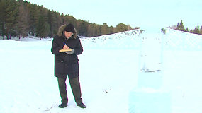 Ežeras padės išpildyti žmonių norus – ant ledo knygos surašytos svajonės ištirps pavasarį